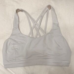 Lululemon white sports bra